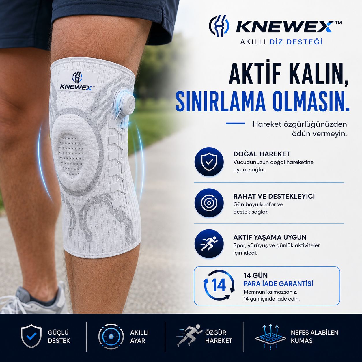 Knewex™ – Akıllı Diz Desteği