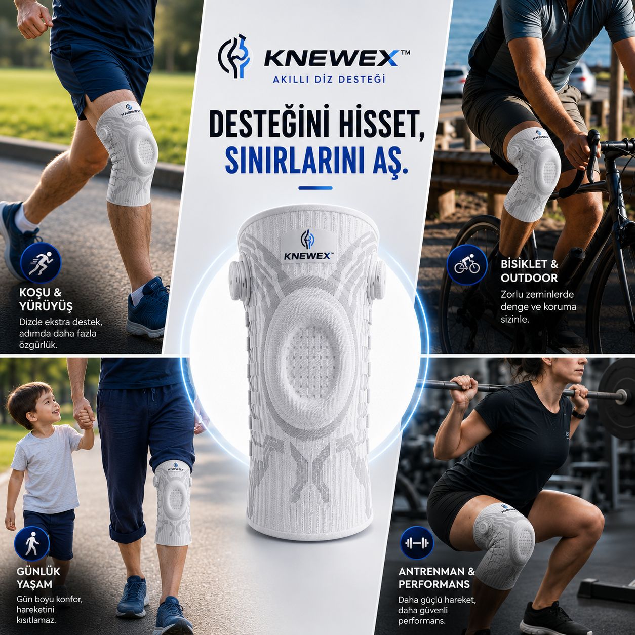 Knewex™ – Akıllı Diz Desteği