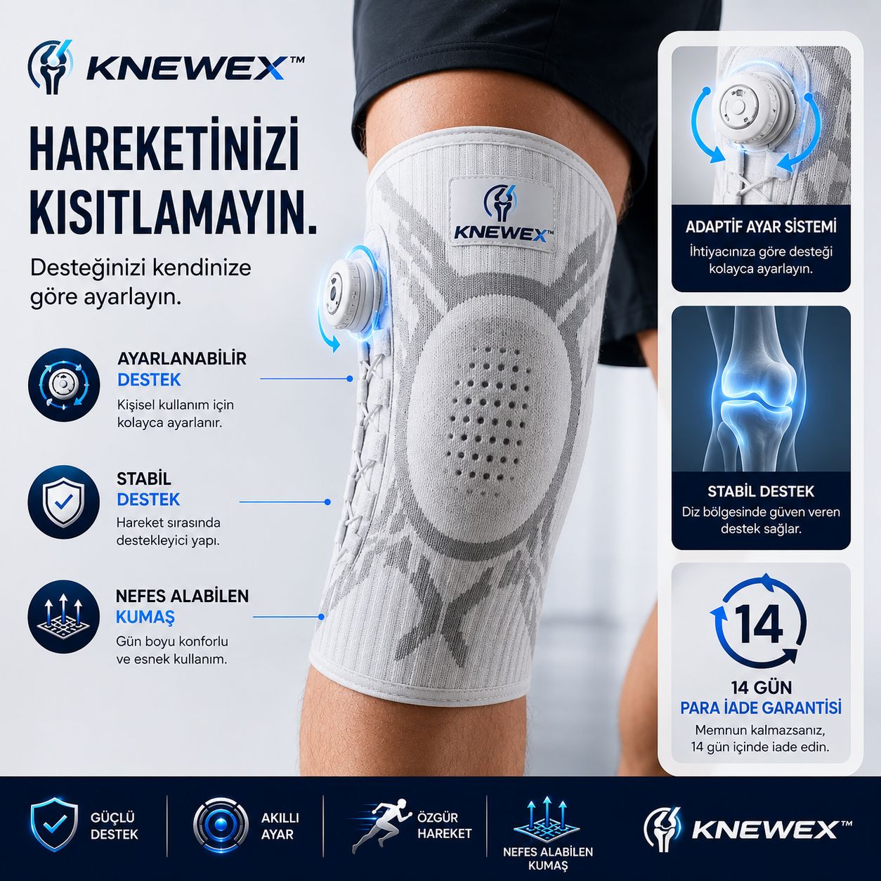 Knewex™ – Akıllı Diz Desteği